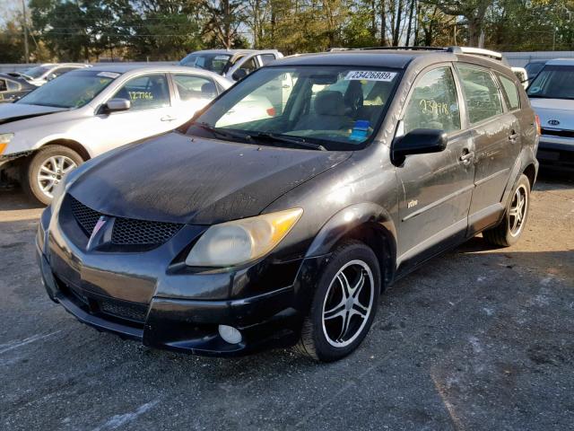 5Y2SL62863Z449303 - 2003 PONTIAC VIBE BLACK photo 2