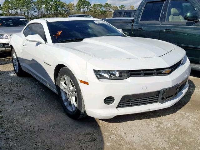 2G1FA1E30E9223841 - 2014 CHEVROLET CAMARO LS WHITE photo 1