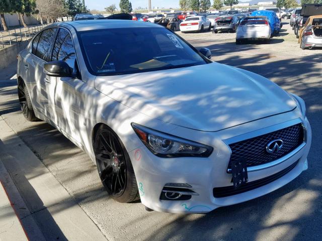 JN1BV7AP2FM351785 - 2015 INFINITI Q50 BASE WHITE photo 1