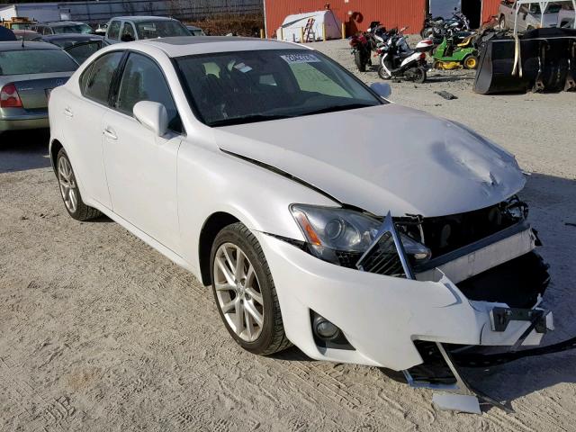 JTHCF5C23C5056221 - 2012 LEXUS IS 250 WHITE photo 1