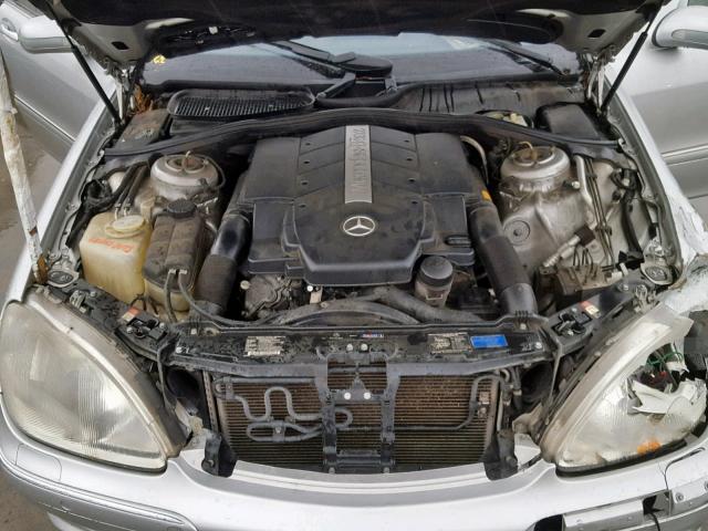 WDBNG70J82A302585 - 2002 MERCEDES-BENZ S 430 SILVER photo 7