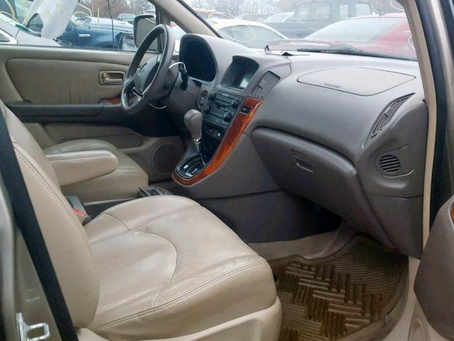 JT6HF10U6Y0150126 - 2000 LEXUS RX 300 GOLD photo 5