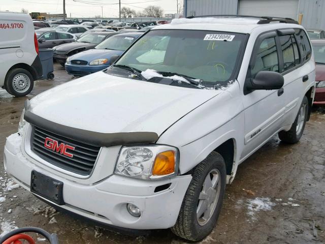 1GKDT13S022335959 - 2002 GMC ENVOY WHITE photo 2