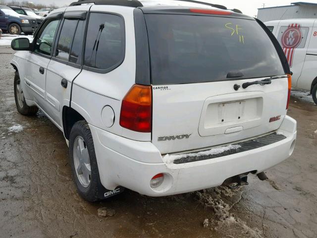 1GKDT13S022335959 - 2002 GMC ENVOY WHITE photo 3