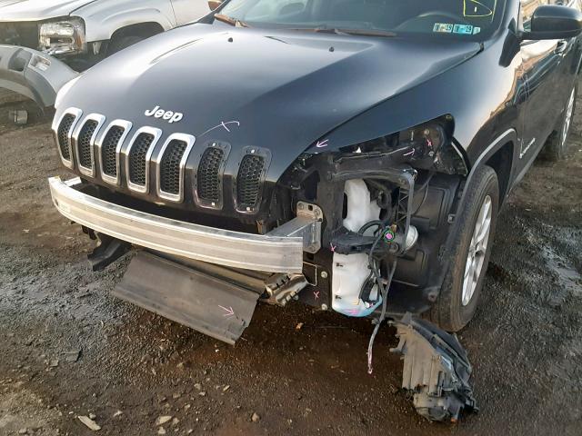 1C4PJMCB1FW642085 - 2015 JEEP CHEROKEE L BLACK photo 10