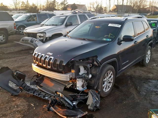 1C4PJMCB1FW642085 - 2015 JEEP CHEROKEE L BLACK photo 2