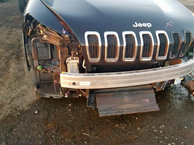 1C4PJMCB1FW642085 - 2015 JEEP CHEROKEE L BLACK photo 9