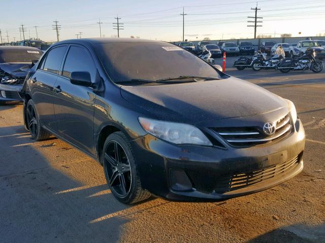 2T1BU4EE9DC090687 - 2013 TOYOTA COROLLA BA BLACK photo 1