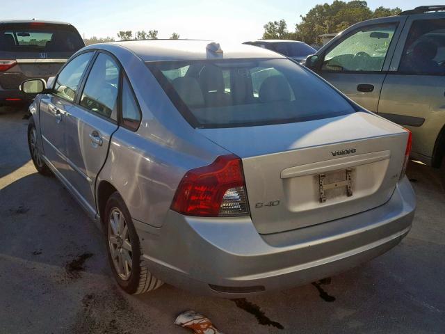 YV1MS382882382050 - 2008 VOLVO S40 2.4I SILVER photo 3