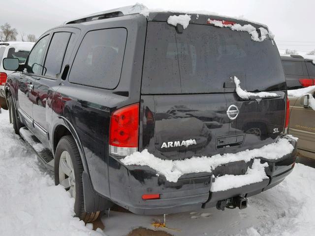 5N1AA0NC2CN614250 - 2012 NISSAN ARMADA SV BLACK photo 3