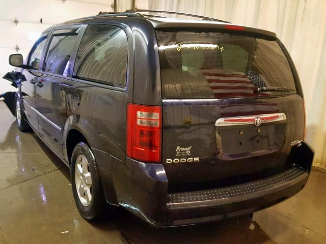 2D4RN5D15AR384585 - 2010 DODGE GRAND CARA ლურჯი ფოტო 3