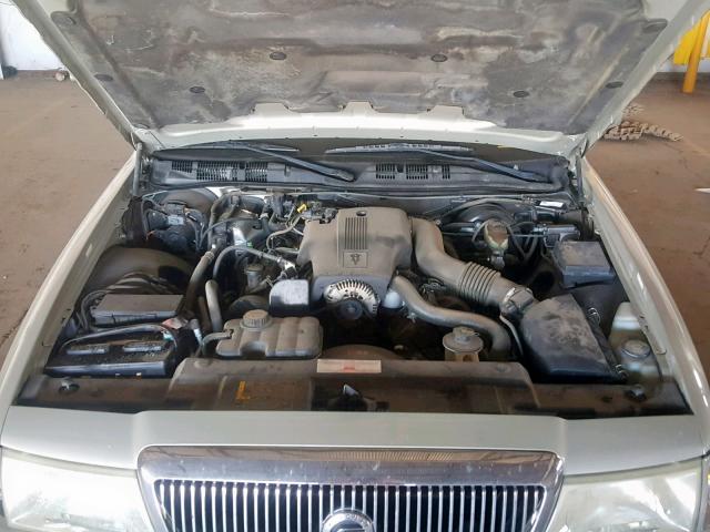 2MEFM74W54X613291 - 2004 MERCURY GRAND MARQ TAN photo 7