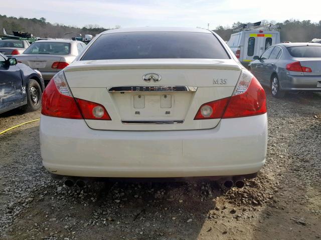 JNKAY01E86M116151 - 2006 INFINITI M35 BASE WHITE photo 9