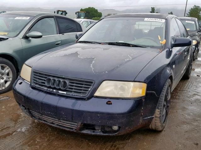 WAUED54B11N140000 - 2001 AUDI A6 2.7T QU BLUE photo 2