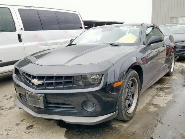 2G1FA1EV2A9179336 - 2010 CHEVROLET CAMARO LS BLACK photo 2