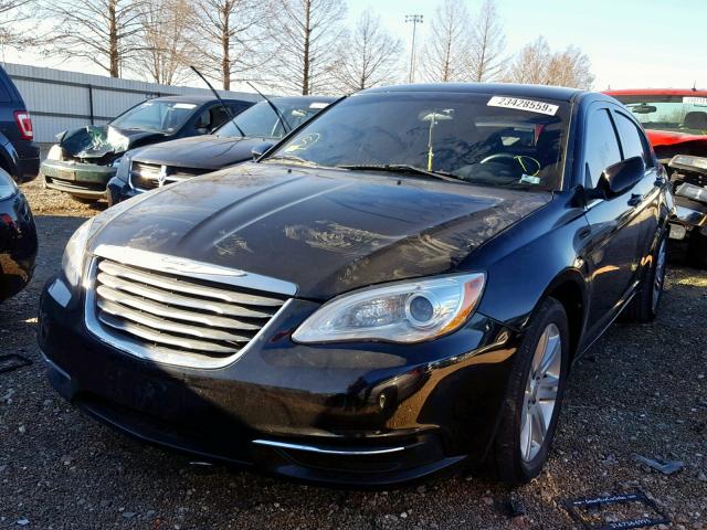 1C3CCBBBXDN694983 - 2013 CHRYSLER 200 TOURIN BLACK photo 2