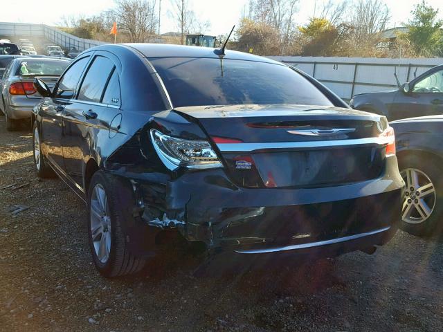 1C3CCBBBXDN694983 - 2013 CHRYSLER 200 TOURIN BLACK photo 3