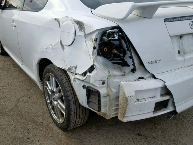 JTKDE167580237701 - 2008 TOYOTA SCION TC თეთრი ფოტო 9