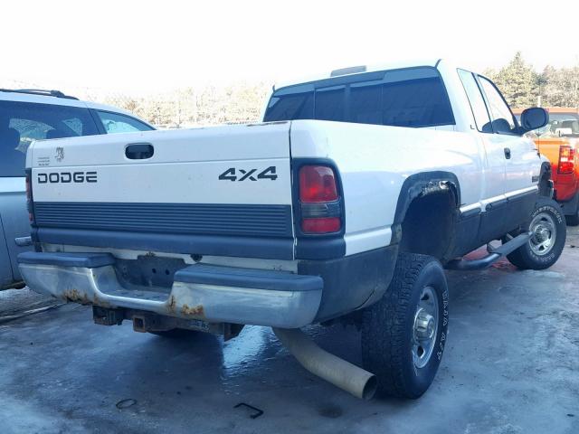 3B7KF2367XG147537 - 1999 DODGE RAM 2500 WHITE photo 4