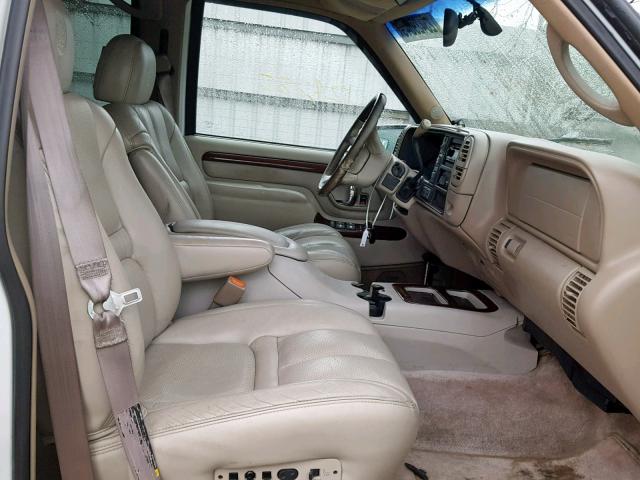 1GYEK13RXXR417643 - 1999 CADILLAC ESCALADE WHITE photo 5