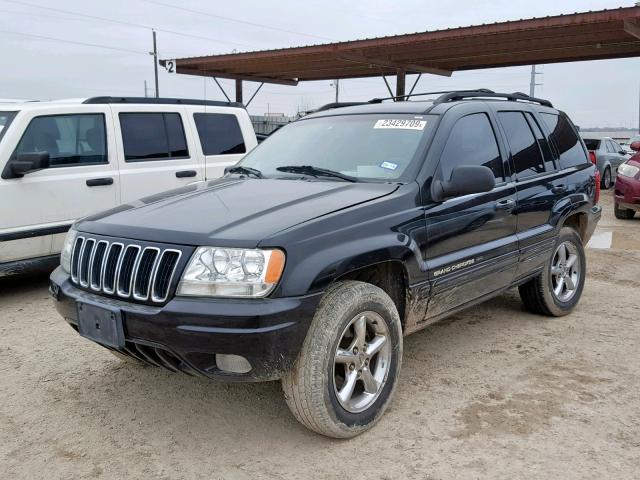 1J4GX58N11C690973 - 2001 JEEP GRAND CHER BLACK photo 2