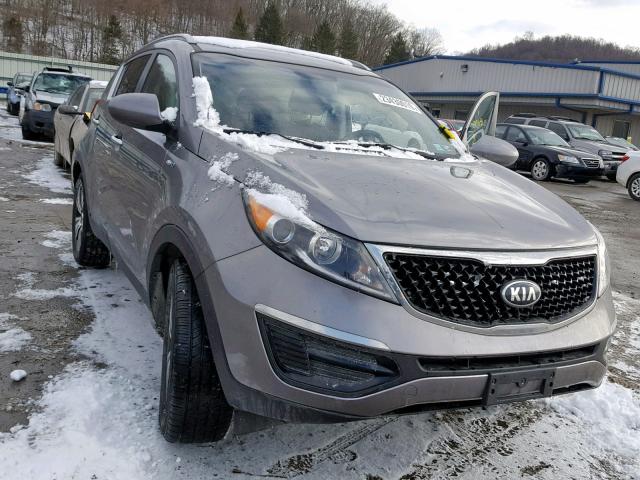 KNDPCCAC6G7826904 - 2016 KIA SPORTAGE E GRAY photo 1