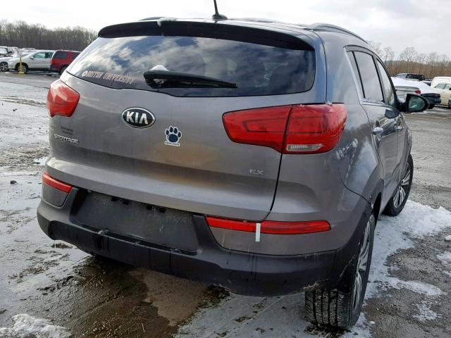 KNDPCCAC6G7826904 - 2016 KIA SPORTAGE E GRAY photo 4