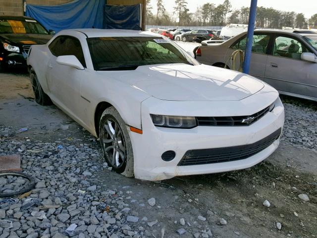 2G1FA1E37E9153402 - 2014 CHEVROLET CAMARO LS WHITE photo 1