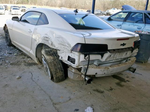 2G1FA1E37E9153402 - 2014 CHEVROLET CAMARO LS WHITE photo 3