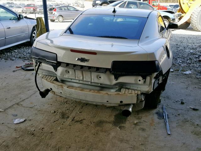 2G1FA1E37E9153402 - 2014 CHEVROLET CAMARO LS WHITE photo 9