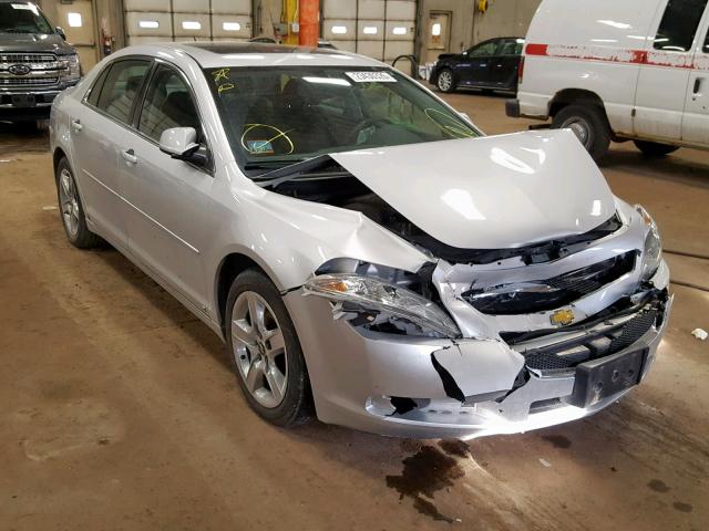 1G1ZH57B594184144 - 2009 CHEVROLET MALIBU 1LT SILVER photo 1