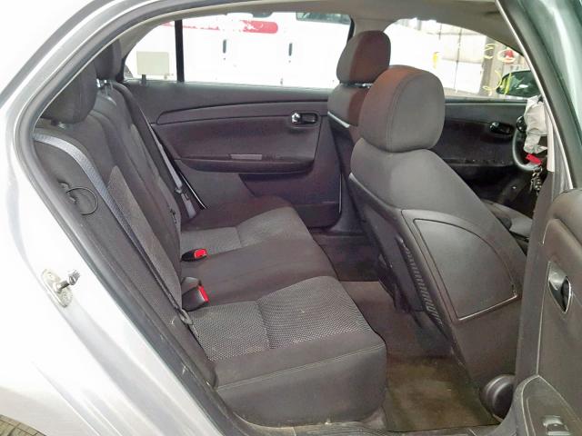 1G1ZH57B594184144 - 2009 CHEVROLET MALIBU 1LT SILVER photo 6