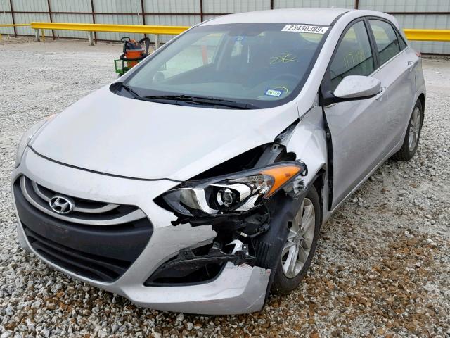 KMHD35LE3DU127803 - 2013 HYUNDAI ELANTRA GT SILVER photo 2