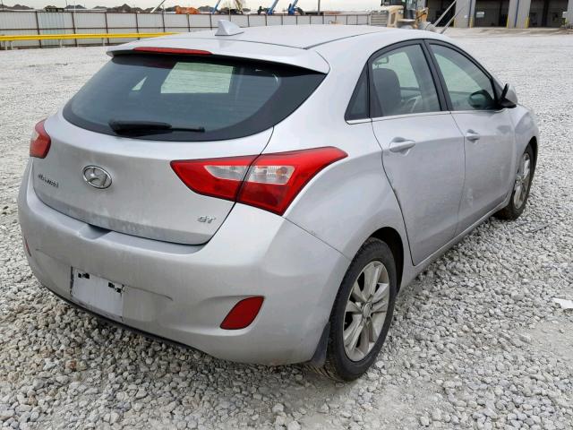 KMHD35LE3DU127803 - 2013 HYUNDAI ELANTRA GT SILVER photo 4