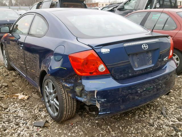 JTKDE167750039293 - 2005 TOYOTA SCION TC ლურჯი ფოტო 3