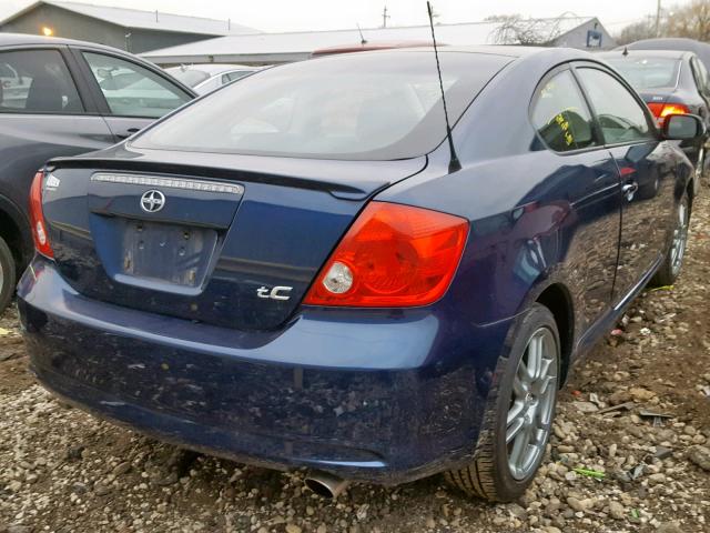 JTKDE167750039293 - 2005 TOYOTA SCION TC ლურჯი ფოტო 4