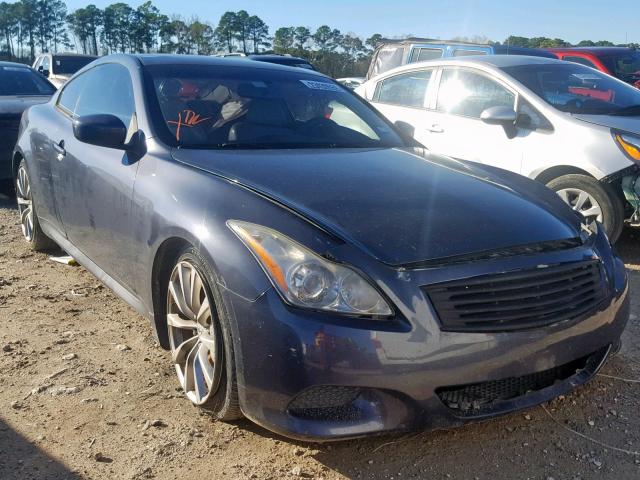 JNKCV64E38M103715 - 2008 INFINITI G37 BASE BLUE photo 1