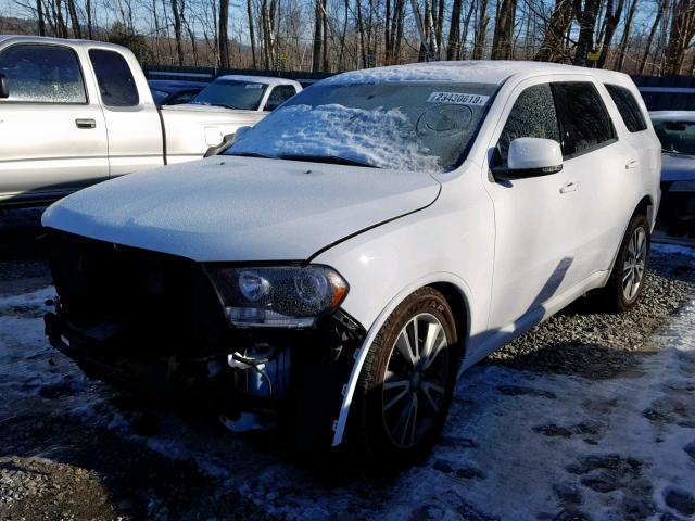 1C4SDJCT5DC695346 - 2013 DODGE DURANGO R/ WHITE photo 2