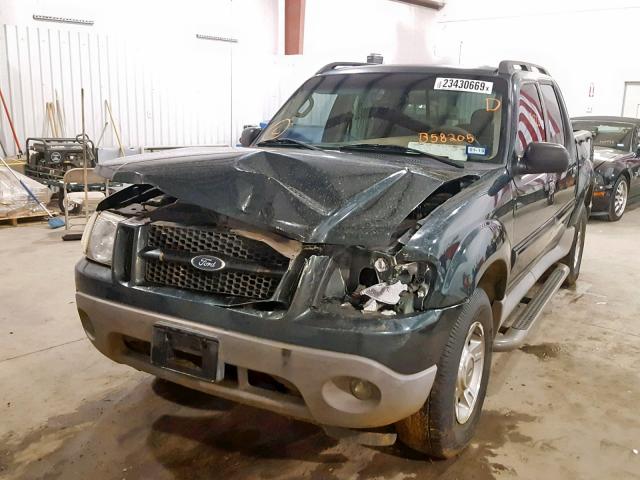 1FMZU67E43UB58205 - 2003 FORD EXPLORER S GREEN photo 2