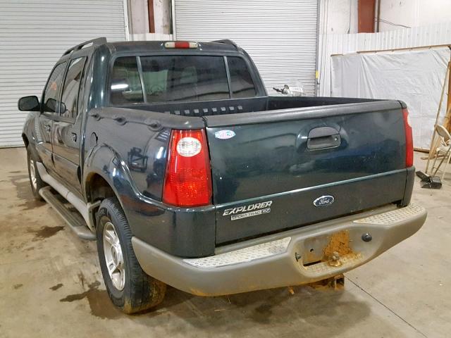 1FMZU67E43UB58205 - 2003 FORD EXPLORER S GREEN photo 3