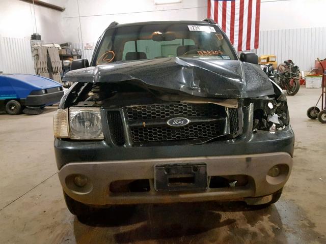 1FMZU67E43UB58205 - 2003 FORD EXPLORER S GREEN photo 9