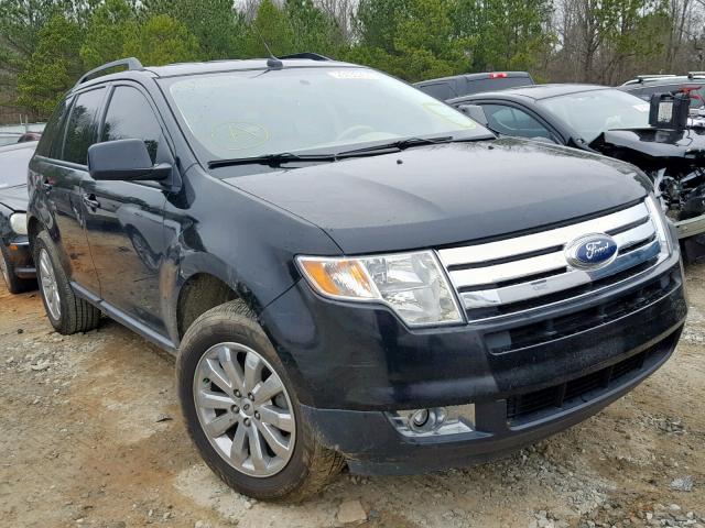 2FMDK38C27BA48387 - 2007 FORD EDGE SEL BLACK photo 1