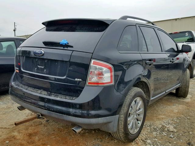 2FMDK38C27BA48387 - 2007 FORD EDGE SEL BLACK photo 4