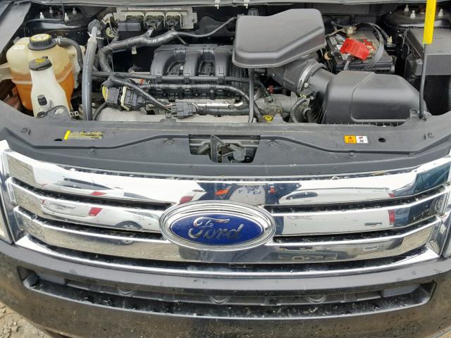 2FMDK38C27BA48387 - 2007 FORD EDGE SEL BLACK photo 7