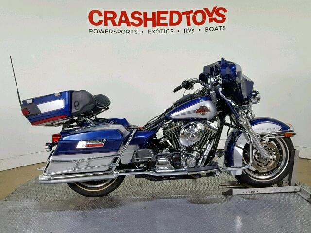 1HD1FCW126Y647304 - 2006 HARLEY-DAVIDSON FLHTCUI BLUE photo 1