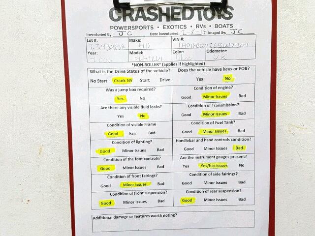 1HD1FCW126Y647304 - 2006 HARLEY-DAVIDSON FLHTCUI BLUE photo 20