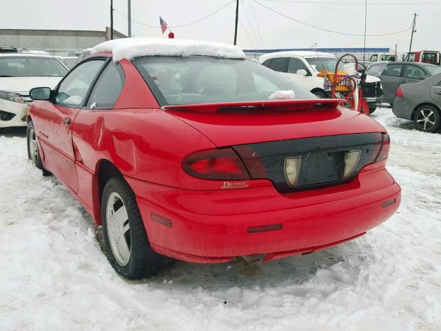 1G2JD12T4T7548511 - 1996 PONTIAC SUNFIRE GT RED photo 3