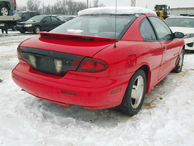 1G2JD12T4T7548511 - 1996 PONTIAC SUNFIRE GT RED photo 4