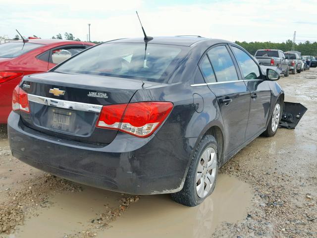 1G1PC5SH4C7322697 - 2012 CHEVROLET CRUZE LS GRAY photo 4