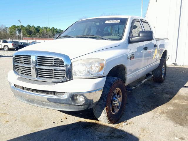 3D7KS28A08G135732 - 2008 DODGE RAM 2500 S WHITE photo 2